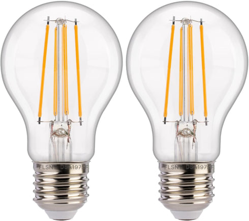 FLSNT Dusk to Dawn Outdoor Sensor A19 LED Edison Bulbs,8W (100W Eqv.),