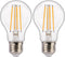 FLSNT Dusk to Dawn Outdoor Sensor A19 LED Edison Bulbs,8W (100W Eqv.),