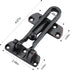 WellMade Bronze1 Pack) Swing Bar Door Lock Latch,Door Security Latch for Kids Safety and Home Security, Reinforcement
