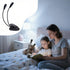 360Flexible Joyzan Music Stand Light, Clip on LED Book Lights Dual Arm Rechargeable Reading Lamp Eye Cared Gooseneck