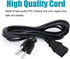 Power Cord Replacement for Brother MFC Printers, 8ft 3 Prong AC Power Cable