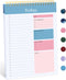 To Do List Pad - Undated Daily Planner Notebook for Work with 52 Sheets, Perfect for Daily Tasks and Goal Setting,