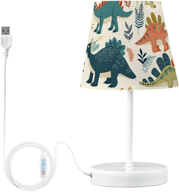 ALAZA Bedside Lamp Dinosaur Childish Animal Dino Table Lamp for Bedroom Desk