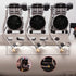 Solid Brass 3-Port Air Compressor Check Valve, M10*1 x G3/8" x G1/2" Male Female Threaded Connector