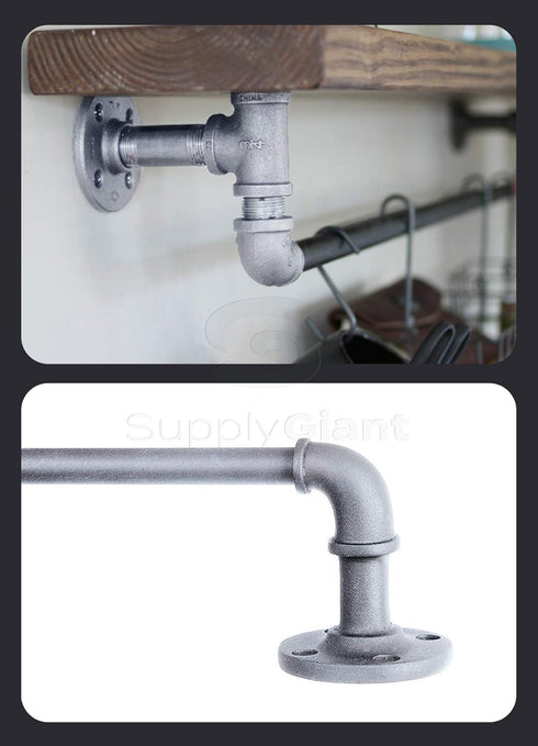 Everflow Supplies 1-1/2 x 1-1/4" 90 Degree Galvanized Malleable Iron Reducing Elbow
