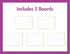 Double-Sided Magnetic Dry-Erase Board, 12"L x 8.75"W Each, Set of 5, Mini Whiteboard