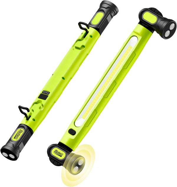 MechaniLite Under Hood Work Light Bar, 3000LM LED Magnetic Light Bar with Hooks,