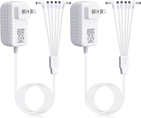 Umigy 2 Pcs 4.5v Power Adapter Compatible with Lemax Lighted Accessory Ac Dc