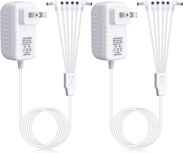 Umigy 2 Pcs 4.5v Power Adapter Compatible with Lemax Lighted Accessory Ac Dc