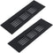 Geesatis Mesh Air Vent Louvered Ventilation for Cabinet Hardware Accessories, 150 x 50 mm, 2 Pcs
