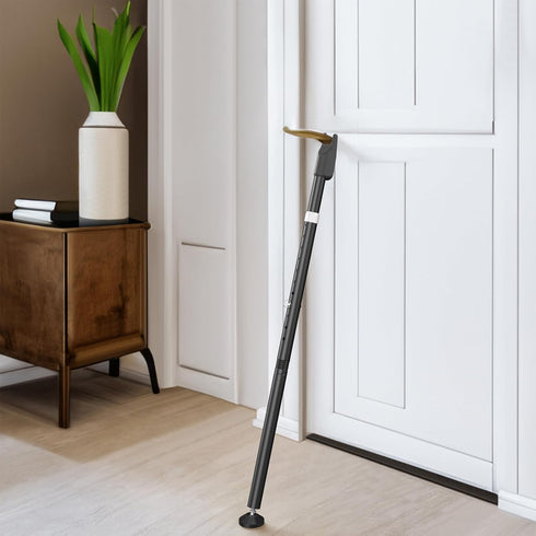 CZMIYRPY 2-in-1 Security2Pack Sliding Door Security Bar and Sliding Glass Door Stoppers Security for Patio, Home, Hotel