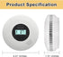 GiiHoo 10-Year 2 1 Smoke and Carbon Monoxide Detector Lifespan, Dual Sensor Photoelectric & Electrochemical CO Alarm