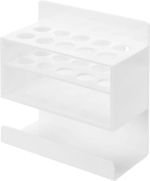 MyGift Wall Mounted Dry Erase Whiteboard Marker Holder Stand with 10 Marker Slots and Eraser Holder