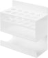 MyGift Wall Mounted Dry Erase Whiteboard Marker Holder Stand with 10 Marker Slots and Eraser Holder