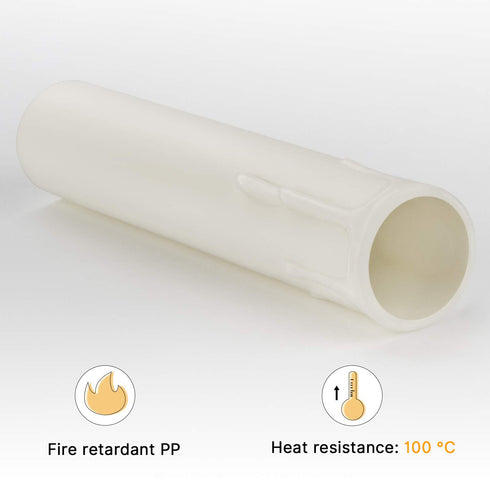 E12 Bulb Bulb 6-Pack DiCUNO Length Adjustable Socket, Candelabra Base Holder with Cardboard Insulator and Plastic