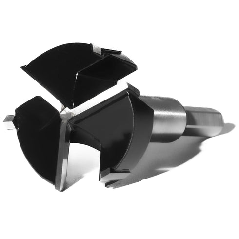1-3/8 Inch Forstner Drill Bit, Triple-Flute Carbide Tipped Bit for Wood, Plywood, Plastic, Drilling Tool
