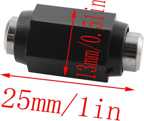 LQ Industrial Calibration Rod 25mm/1inch Stainless Steel Outside Micrometer Standard Caliper Calibration Block Bar for Calibrating Micrometers