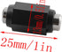 LQ Industrial Calibration Rod 25mm/1inch Stainless Steel Outside Micrometer Standard Caliper Calibration Block Bar for Calibrating Micrometers