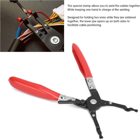 Car Soldering Plier Wire Welding Clamps, Pick Up Aid Plier Hand Tools for Automobile Maintenance Repairing Vehicle