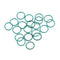 uxcell Fluorine Rubber O-Rings, 9mm OD 7mm ID 1mm Width FKM Seal Gasket, Green, Pack of 20 for Machinery Plumbing