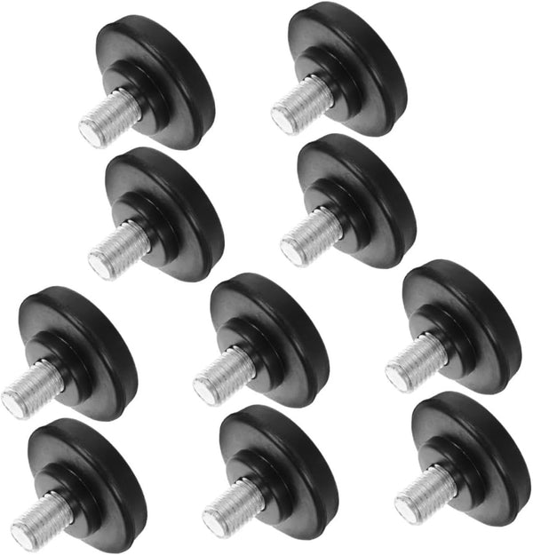HAKIDZEL 10pcs Heavy Duty Leveling Feet for Salon Chairs Replacement for Uneven Floors