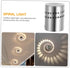 Veemoon Spiral LED Wall Sconce Energy Saving Ceiling Downlight for Bar Disco Ktv Modern Aluminium Indoor Wall Lamp