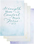 DaySpring - 12 Sympathy Boxed Cards and Envelopes (77541) - Strength Hope Comfort, 4 Design Assortment with Scripture