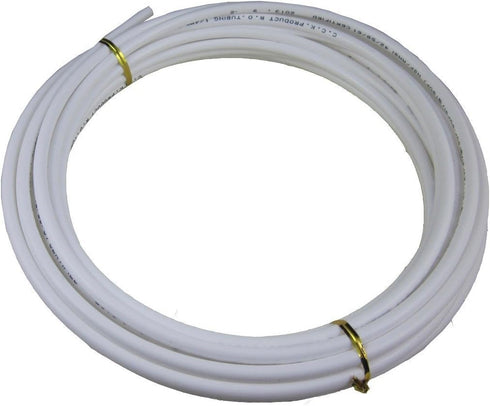 Malida 1/4 Inch Water Tubing Hose Pipe - 10 Meters (30 feet) for RO Water Purifiers System (White)