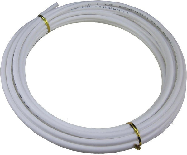 Malida 1/4 Inch Water Tubing Hose Pipe - 10 Meters (30 feet) for RO Water Purifiers System (White)