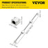 BestEquip Linear Rail Slide Set - 2PCs 20mm x 1000mm with 4Pcs Block Bearings and Shaft Support