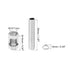 PATIKIL M10 Fine Thread Lamp Pipe Repair Kits, 32 Pcs M10×25 Metal Hexagon Open Coupling Nut for Light Rod