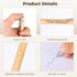 Chewtoyo Set, Set 50 Employee Appreciation Bamboo Ballpoint with Thank You Card Pcs Motivational & Plant-Themed Green