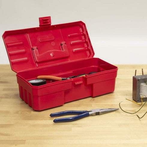 12-Inch Toolbox Toolbox, 09912, (12-Inch 5-1/2-Inch 4-Inch), Akro-Mils ProBox Plastic for Tools, Hobby or Craft Storage