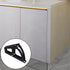 2 Closet Artibetter Pairs Shoe Cabinet Flip Frame Hinges Bracket Metal Shoe Rack Replacement Accessories for Organizer