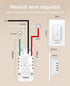 Dimmer 2.4GHz Dimmer GHome Smart Switch, Single Pole, WiFi Light Switch Works with Alexa and Google Home, Voice & APP
