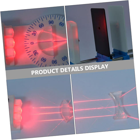 1set Alipis Optics Learning Experiment Kit Safe and Portable Physics Tools for Light Experiments Includes Optical