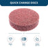 Benchmark Abrasives 2" Quick Change A/O Non-Woven Surface Preparation Wheels, 10 Pack (Maroon - Fine)