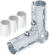 12 Sets 90 3 1/2" Degree Way Cross Pipe Connector Clamps, Fits EMT Conduit with PE Adapter Shims