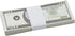 Juvale 7.8 1.2 Pack 300 Money Bands - Secure Bundling & Cash Wrappers - Customizable Blank Currency Bands
