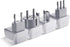 Ceptics European Plug Adapter 4 Pack Set - USA to Europe, Italy, Germany, England, Spain, Iceland, France (Type C, E/F,