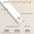 8inch 3 Dimmable, Closet Counter 2 Pack ORALUCE Under Cabinet Lighting Rechargeable Magnetic, LED Motion Sensor Light