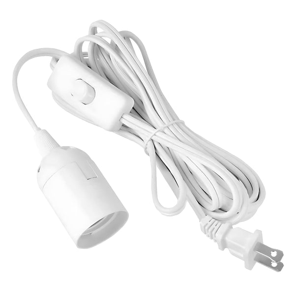 Simple Deluxe 15ft Extension Hanging Lantern Pendant Light Lamp Cord Cable E26