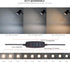 3W 5V USB Portable LED Clip Desk Table Headboard Lamp 3 Colors Changeable Dimmable Adjustable 15" Arm for Reading Working Drawing (15" Clip Light Horn Style) by LEDSONLINE