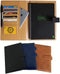 Thegreen Hard PU Leather Cover for Rocketbook Executive-Letter Size, Black/Dark Brown, Fake Leather Fabric with Pen