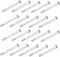 uxcell 20Pcs Single Hole Clevis Pins - 3mm x 30mm Flat Head 304 Stainless Steel Link Hinge Pin