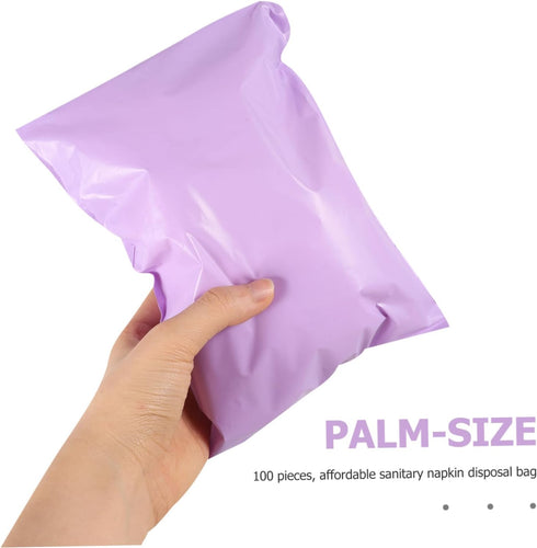 300-Pack Self-Sealing Tampon Disposal Bags for Menstrual Waste