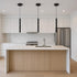 10W Dimmable Counter, 4000K, Pack 1 Modern LED Pendant Light, Ceiling Hanging Spotlight Fixture Black Minimalist