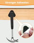 Self Adhesive Caster Wheels - 360° Swivel Universal Wheel, Mini Roller Ball Transfer Bearing for Small Kitchen Appliances, Storage Box, Trash Can (with 3 Ball Bearings, White, 8 PCS)
