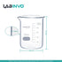 Low Form Graduated Glass Beaker Set, 12pcs of 100ml, 3.3 Borosilicate Glass