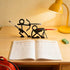 Nwsrayu 2 Set 3D-Printed Pcs Matchstick Pen Holder,Cute Chibi-Style Desk Organizer,Bookshelf Deco, Suitable for Office